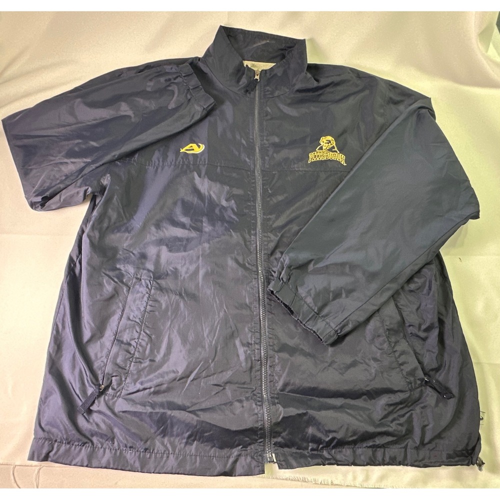 Vintage Aéropostale Pittsburgh Panthers Windbreaker‎ Jacket Men's XL Full-Zip